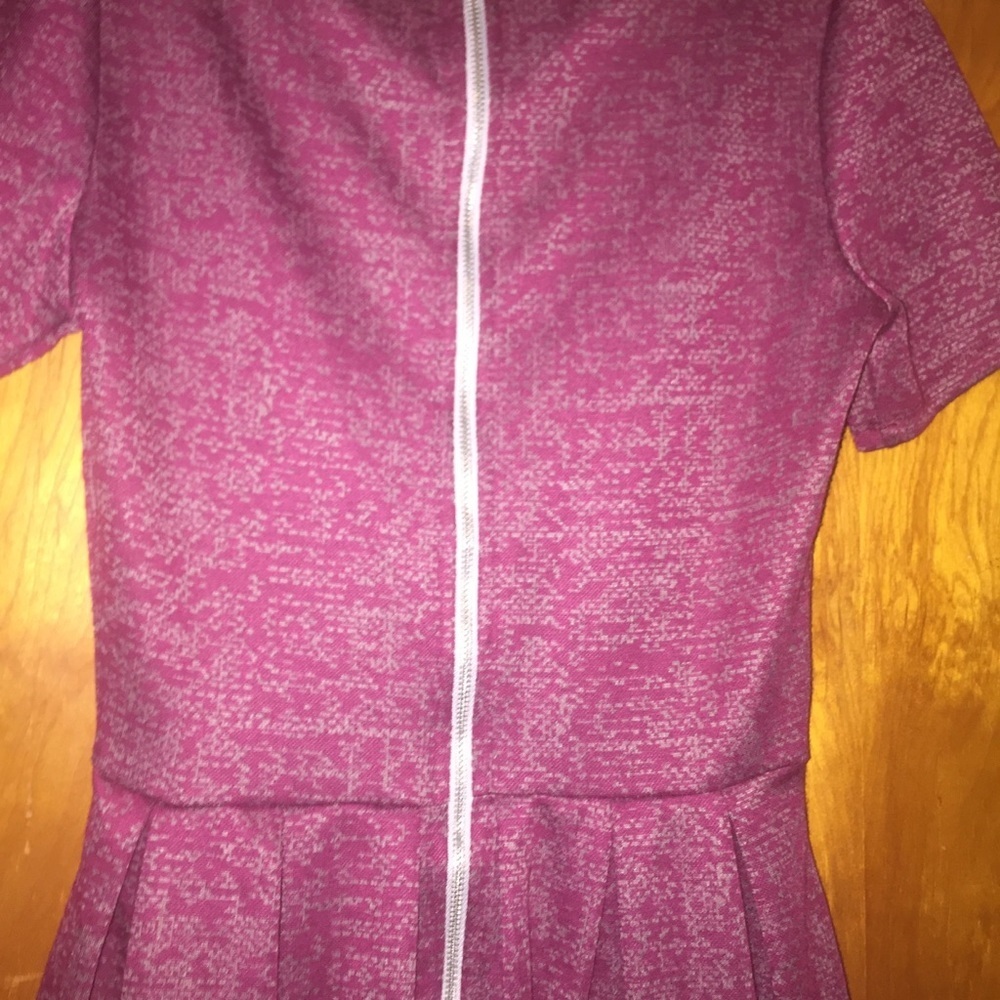 𝅺Lularoe burgundy Amelia dress size xs extra small - Picture 4 of 4